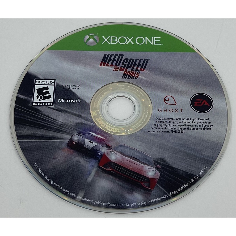 Need for Speed: Rivals NFS (Microsoft Xbox‎ One, 2013) XB1 GAME DISC ONLY TESTED